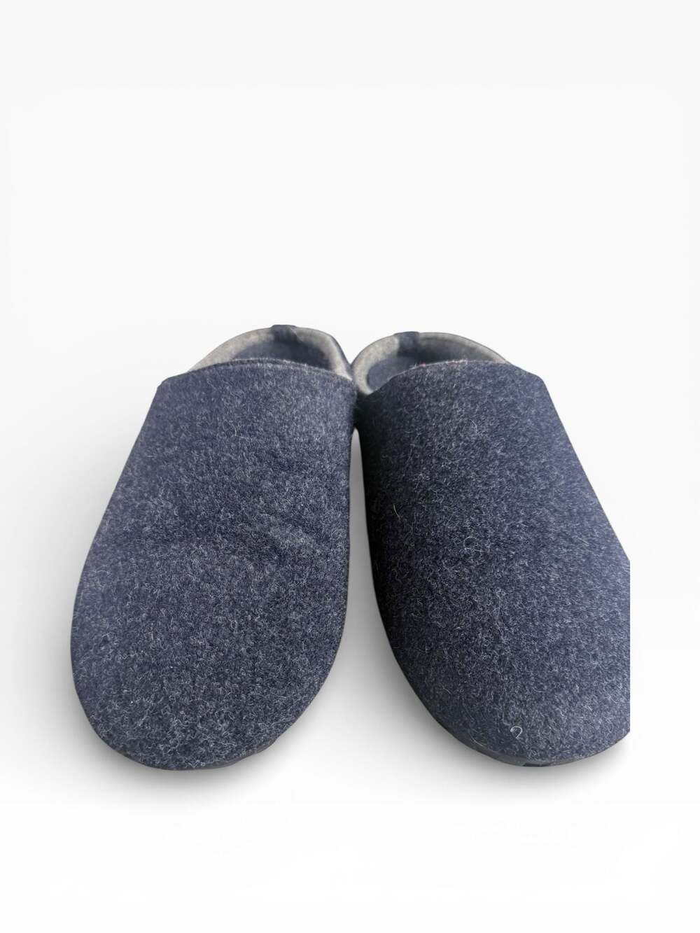 Gumbies Outback Slipper Navy  Wool Felt Clogs Men's Size 12/13